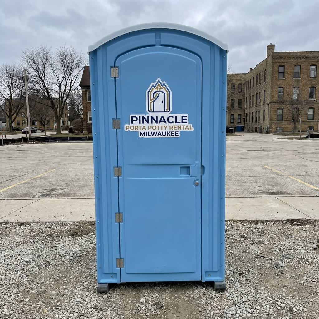 Construction site porta potty Milwaukee